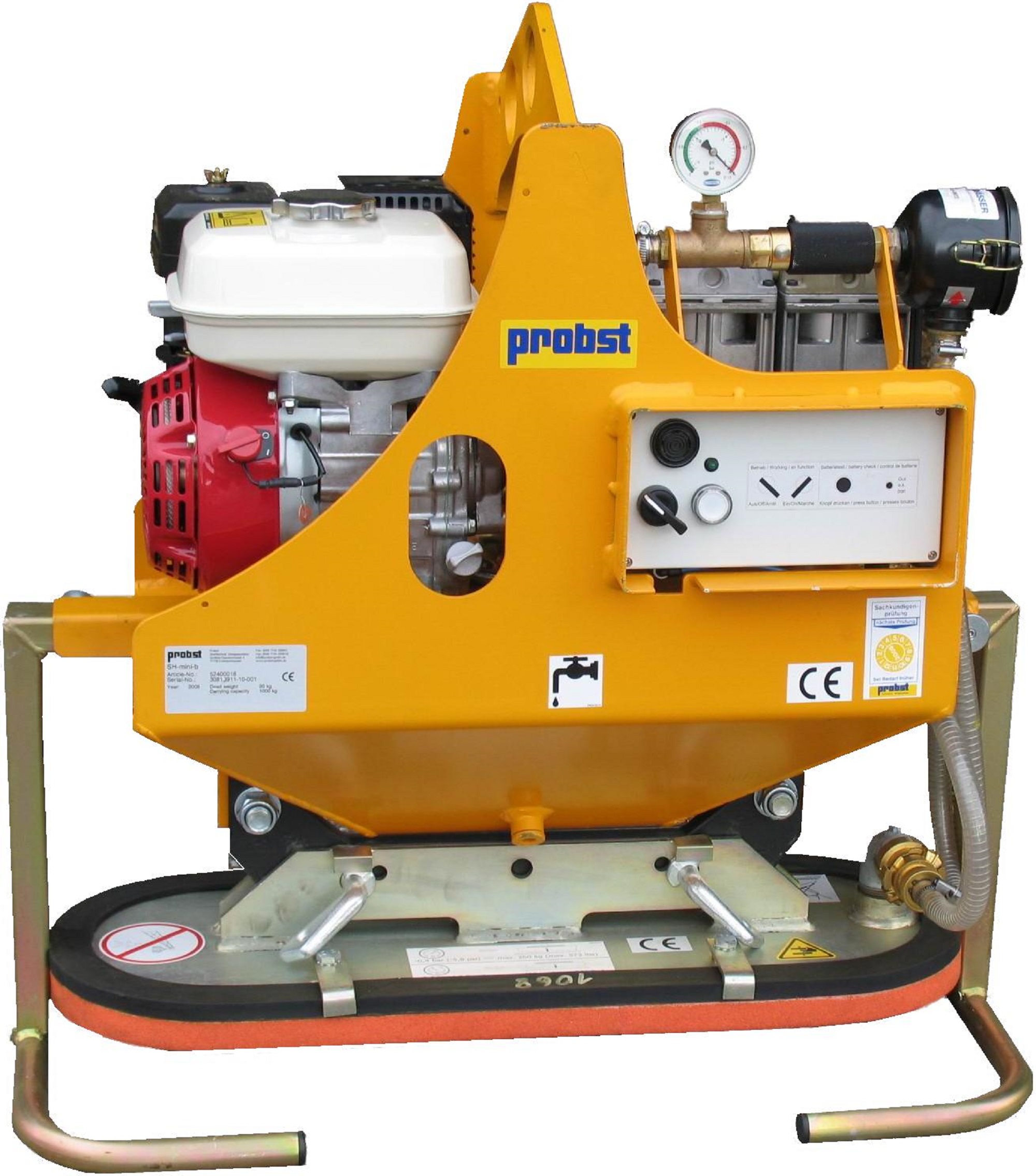 PROBST SH 1000 mini b vacuümunit, geïntr. benzinemotor
